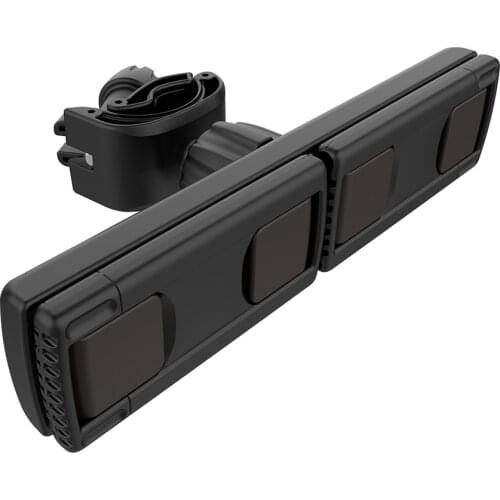 2 Double Cell Phone Clip Stand Mount Dual There Mobile Clamp Holder Adapter For iPhone Xiaomi Huawei Samsung iPad Tripod Tablet