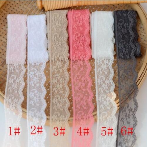 5 Meters/lot Width 3.1cm Lace Fabric Ribbon Embroidered Mesh Lace Applique Trim Garment Lace Trimmings DIY Sewing Accessories