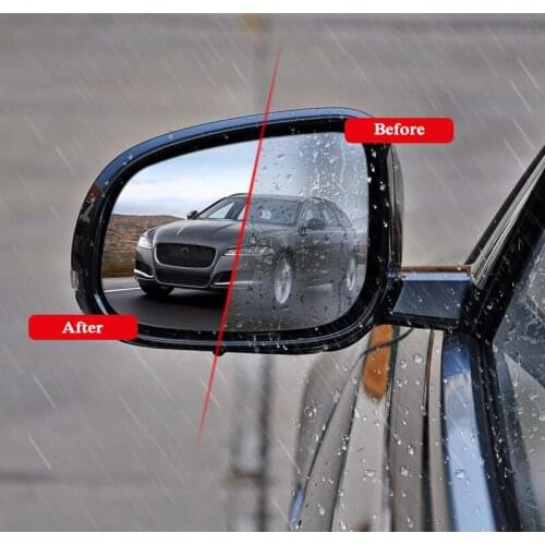 2PCS Car Waterproof Anti Fog Film Rearview Mirror Film Sticker Window Clear Sticker For Jaguar XF 2008-2019 Car Accessory