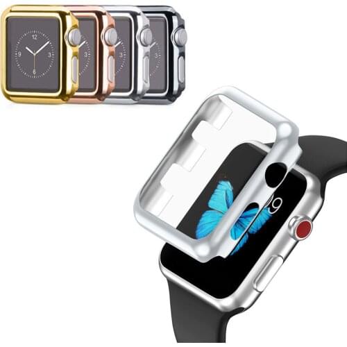 Full Screen Protector Cover for Apple Watch 38/42mm Ultra-Thin PC Case Frame for Apple Watch Shell Series 1 Series 3 Shockproof