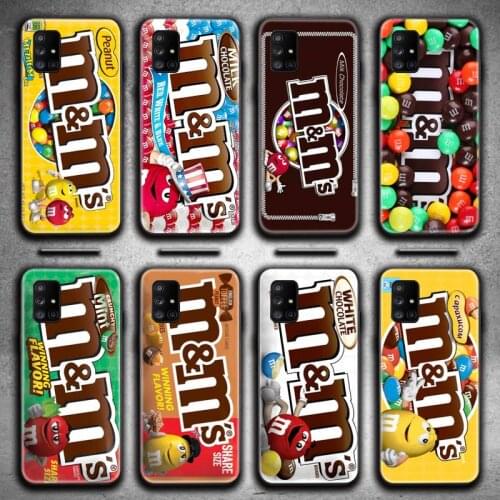 M&Ms Chocolate Nutella Bottle package Phone Case For Samsung Galaxy A21S A01 A11 A31 A81 A10 A20E A30 A40 A50 A70 A80 A71 A51