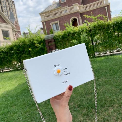 Designer Flower Print Box Bag Pig Bags Wide Shoulder Strap Shoulder Messenger Bag Casual Party Clutch Bolso femenino