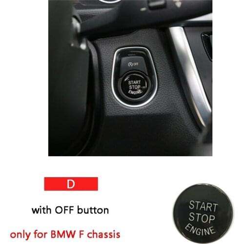 Car Engine Start Stop Button Switch Cover For BMW F Chassis F10 F11 F12 F15 F16 F20 F21 F22 F23 F25 F30 F31 F32 F34 F48 G30 G11