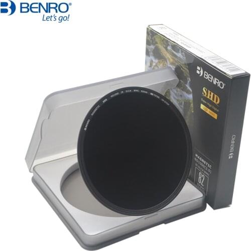 BENRO Magnetic SHD ND8/16/32/64/128/256/500/1000/32K/100K/1KK 82mm Filter Optical Glass Quick Installation Anti-Dropping