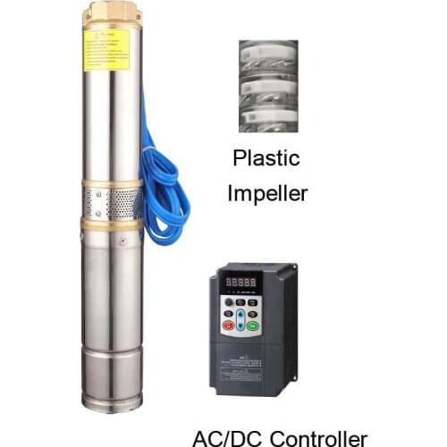 AC DC Solar Deep well pump for irrigation