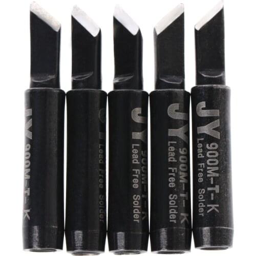 2021 New 5 Pcs Lead Free Solder Soldering Tip 900M-T-K For Hakko Saike 936 852d+ 909D ESD