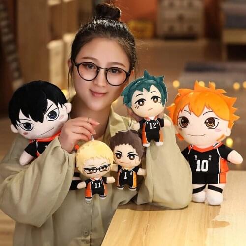 1pc 20/30cm Shoyo Kageyama Tobio Figure Haikyuu Plush Toys Anime Volleyball Soft Stuffed Doll Haikyuu Hinata For Kids Boys Gifts