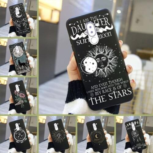 Cool Tarot Black Cat Moon Silicone Phone Case For Huawei Honor 4X 5A 5X 6 6X Back Cover For Huawei Honor 4C 5C 6C 6A Pro Case
