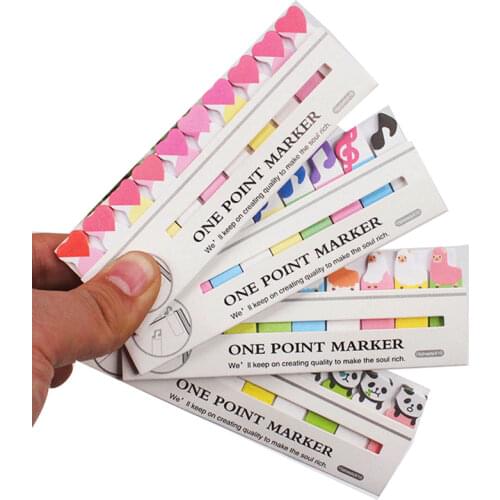 1 Pcs Cute Animal Novelty Memo Notepad Index Sticker Bookmark Page Sticker School Office Stationery