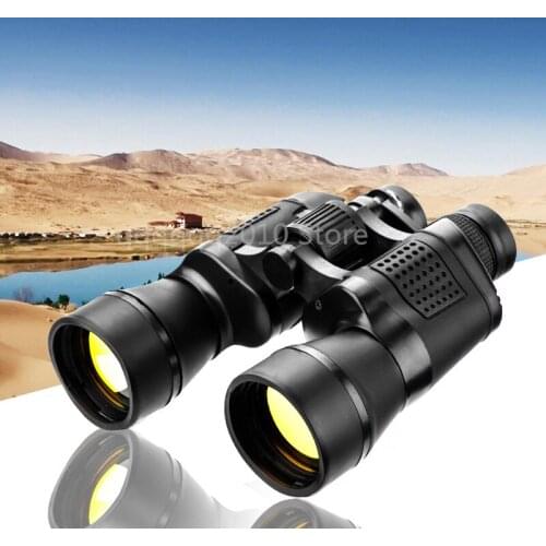 10x50 times powerful binoculars professional binoculars HD BAK4 high transparency prism anti-dizziness low light night vision
