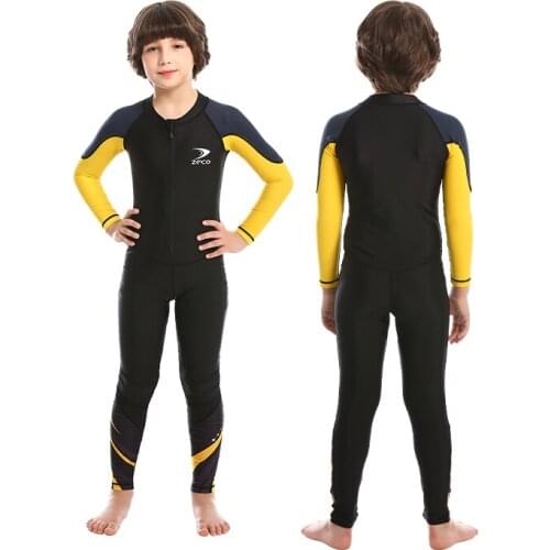 2021 Summer Water Sports Kids Super Elastic UPF50+ UV Protection Full Swimsuit Baby Girls Swimwear