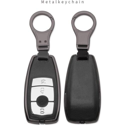 Car Smart Remote Protection Key Shell Case keyfob cover set For Mercedes Benz AMG 2016 2017 E Class W213 E200L E260 E300L E320L