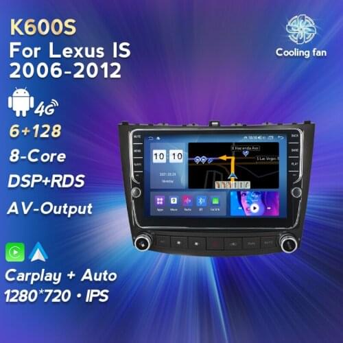MEKEDE Auto Navigation GPS Stereo Carplay For Lexus IS 2006-2012 6G+128G Newest Android 11 Car Radio Video Player No 2 din DVD