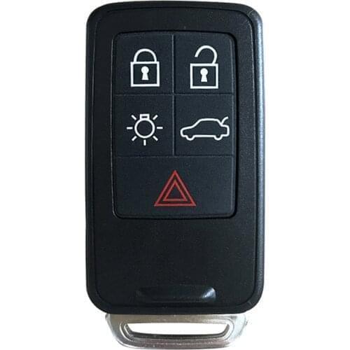 CN050001 Aftermarket 5 buttons Smart Remote Car Key With 433mhz PCF7945 Chip For Volvo XC60 S60 S60L V40 V60 Models