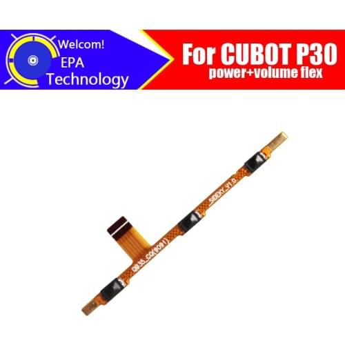 CUBOT P30 Side Button Flex Cable 100% Original Power + Volume Button FPC Wire Flex Cable repair accessories for P30