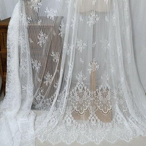 Wide 150CM export exquisite lace fabric DIY clothing curtain decoration wedding layout accessories