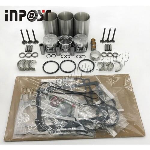 D1005 Overhaul Rebuild Kit STD For Kubota Gasket ,piston ,ring,Valve B2100D B7500DTN