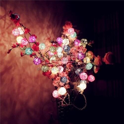 Kunming Ben business 35 head thick line 6 cm color cane led twinkle light