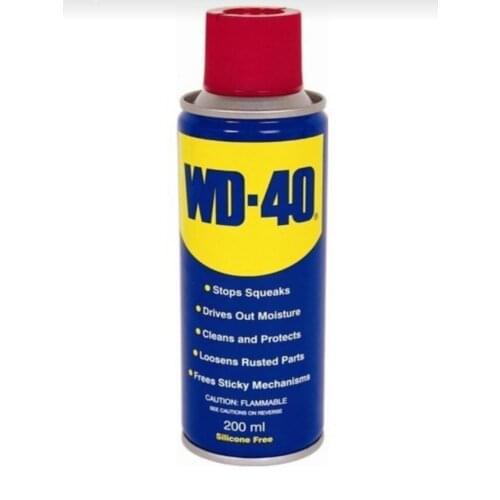 WD-40 200ML Multi-purpose rust remover for car, home, Office, garden, bicycle, motorcycle, kitchen, winter, Led