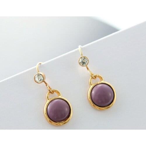 Fashion Korean Love Heart Earrings Retro Imitation Pearl Earrings Temperament Double Love Female Crystal Earrings Party Earring