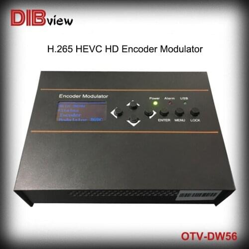 HEVC/H.265 H.264 HD RF ISDB-T Tb Encoder Modulator with QAM DVB-C Modulation for Home Entertainment, Hotels, Shops, Restaurants