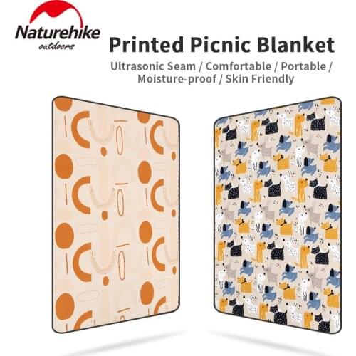 Naturehike Outdoor Camping Mat Picnic Moisture-Proof Beach Mat Ultralight 670g Portable Park Garden Outing Cushion S/M/L 3 Sizes