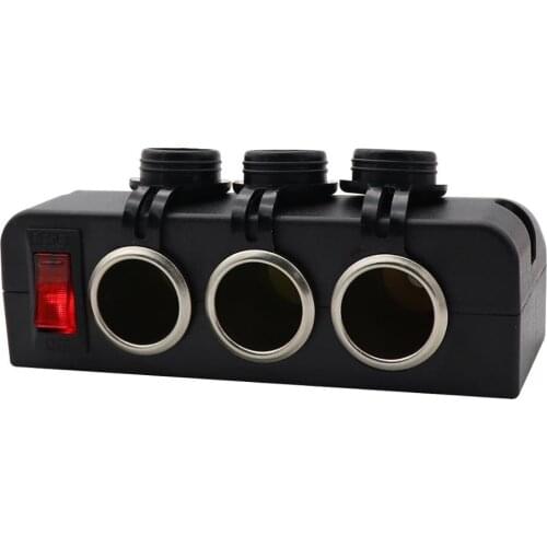 2020 New 12/24V Cigarette Lighter Holder 16A With Overload Protection Switch Control Patent Products More Options