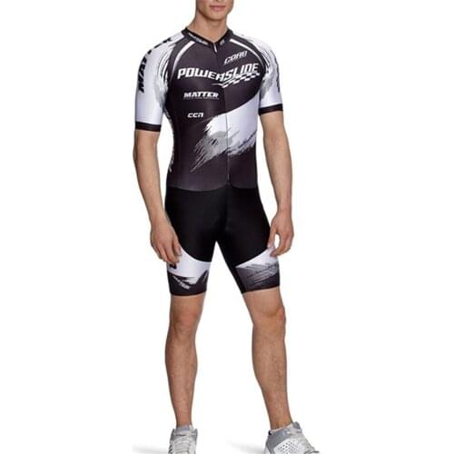Powerslide the New cycling suit Triathlon one-piece suit Inline Roller Skate Jumpsuit Speed Skats Roller Skating mtb Ciclismo