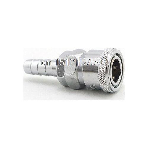 2PCS 3/8" Barb 3/8"Body Pneumatic Air Quick Coupler Socket Connector