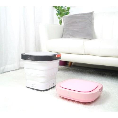 Portable Mini Folding Washing Machine Barrel Automatic Home Travel Self-driving Tour Underwear Foldable Washing Machine