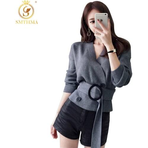 Женские модные кардиганы SMTHMA China At AliExpress