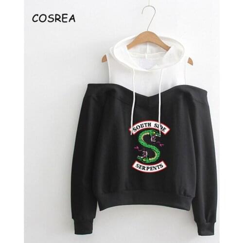 South Side Serpents Cosplay Costume Woman Hoodies Sweatshirts Riverdale SouthSide Cosplay Pullover Hoodie Top Girls Woman