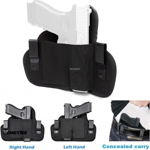 Concealed Carry Tactical Belt Gun Holster Right Left Hand Airsoft Paintball Glock Hunting Pistol Pouch for All Size Handguns