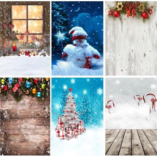 Vinyl Custom Christmas Theme Photography Background Children Portrait Backdrops For Photo Studio Props 1911 CXZM-40