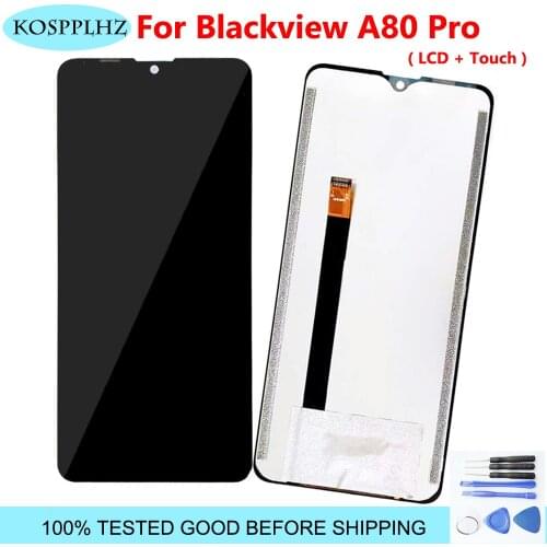 New Original A80 PLUS 6.49inch Touch Screen 1560x720 LCD Display Assembly Replacement Blackview A80 Pro Only Use For 065H081 lcd