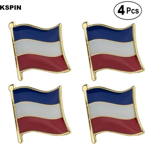 Schleswig Holstein Brooches Lapel Pin Flag badge Brooch Pins Badges 4pcs