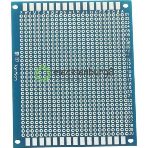 7x9 cm Single Side Prototype PCB Tinned Universal Breadboard 70mmx90mm FR4