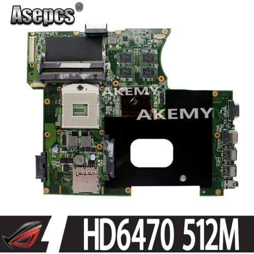 Asepcs K42JY HD6470M 512M mainboard REV4.1 For Asus A42J X42J K42J K42JR Laptop motherboard 60-N1YMB1100-B23 Tested