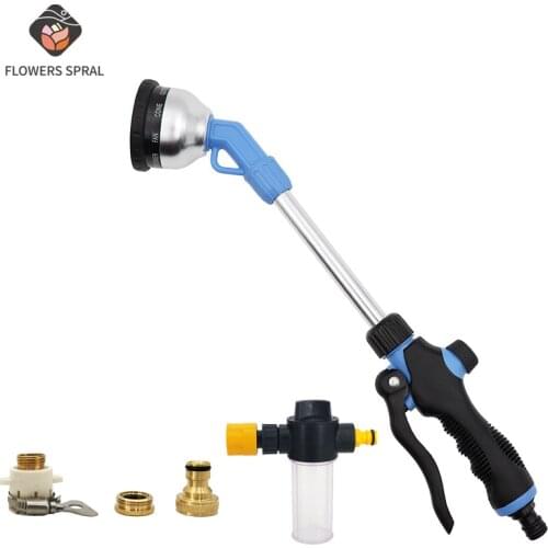 Hot Sale Garden Adjustable Water Gun Gardening Watering Sprinkler Multifunctional Long Handle Car Wash Irrigation Sprinkler