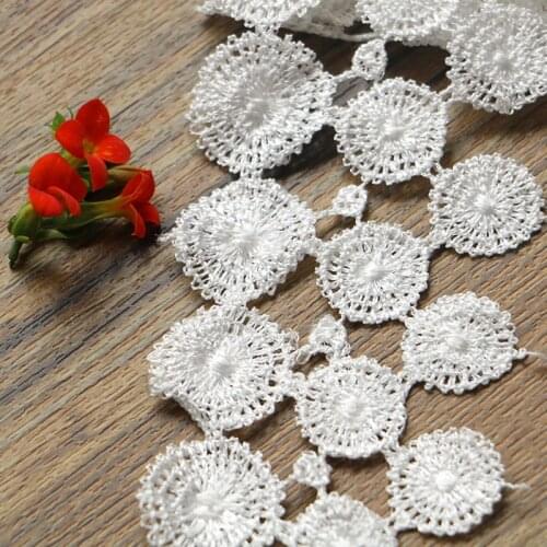 6CM 2yard Wafer lace Lace High Quality 100% Cotton Lace Fabric Free Shipping