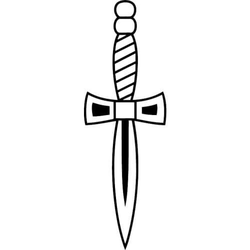 Hot Nife Cartoon Car Sticker Vinyl Decal for Bumper Suv Decal Auto Decor Waterproof KK17*6cm