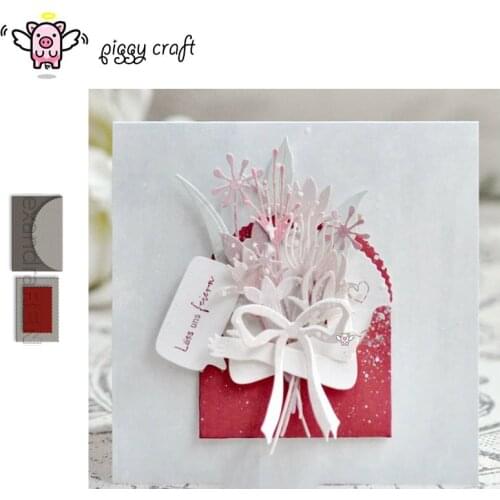 Piggy Craft metal cutting dies cut die mold 2021 New Switch Envelope Scrapbook paper craft knife mould blade punch stencils dies