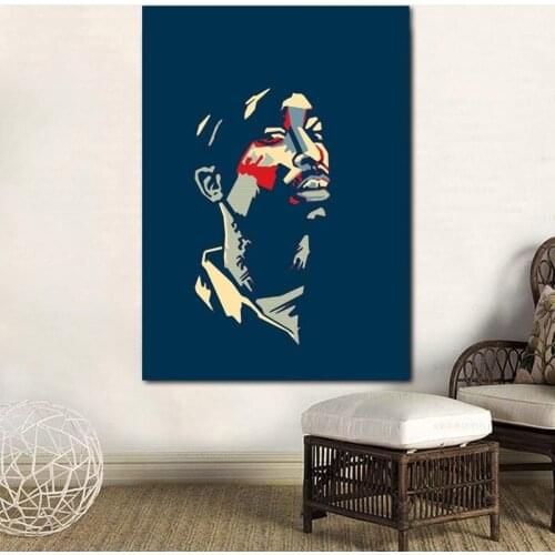 Wall Art Modular Canvas Printed Painting HD Pictures Tupac Amaru Shakur Poster Modern Nordic Style Living Room Home Decoration