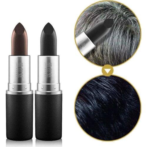 One-Time Hair dye Instant Root Coverage Hair Color Modify Cream Stick Temporary Cover Up White Hair Colour Dye
