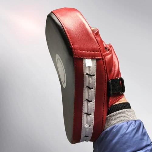 2PCs Kick Boxing Gloves Pad Punch Target Bag Men MMA PU Karate Muay Thai Free Fight Sanda Training Adults Kids Equipment