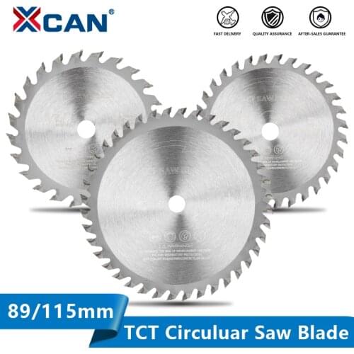 XCAN Circular Saw Blade 89/115mm For Angle Grinder TCT Saw Disc Carbide Tipped Wood Cutting Disc