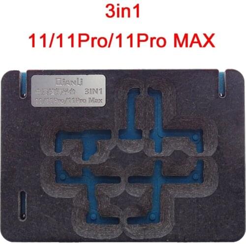 QianLi 3in Middle Frame Reballing Platform For IPhone 11 Pro Max Xs max X Soldering Stratificatio BGA Motherboard Planting Table