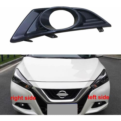 For Nissan Bluebird 2015 2016 2017 2018 2019 Front Bumper Grille Driving Lamp Cover Fog Light Cover Fog Lamp Shell