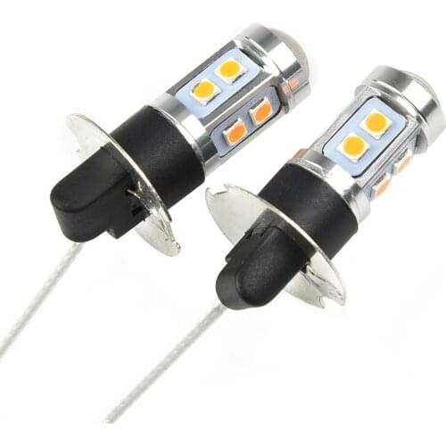 High Power Fog Lights Yellow 100W DC 12V-24V DRL Driving Bulb Driving Light New