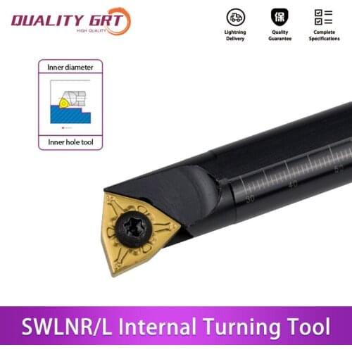 Q.Grt S08K-SWLNR04 S10K-SWLNR04 Internal Turning Tool Holder Carbide Inserts WNMG SWLNR/L CNC Lathe Cutting Tools